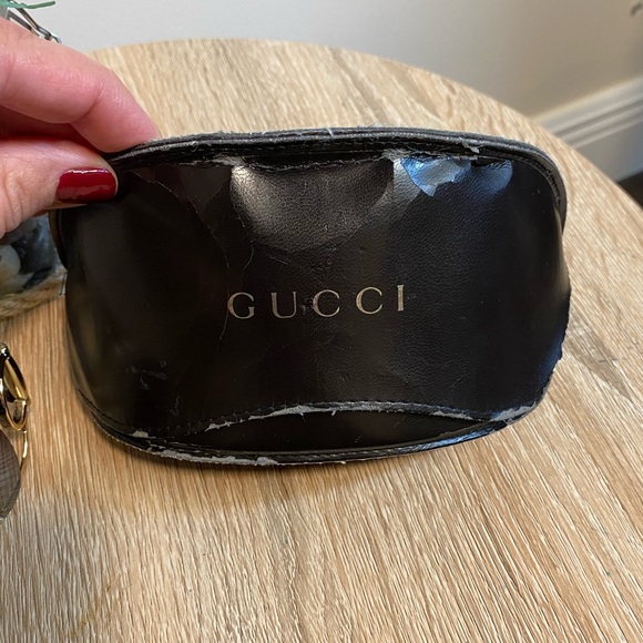 Vintage GG 2764/S Gucci HorseBit Oversized Wrap Around Tortoiseshell Sunglasses - Picture 9 of 11